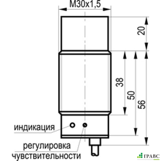 Взрывозащищенный (взрывобезопасный) датчик CSN E8A5-20-N-L