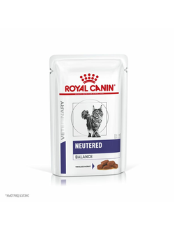 Royal Canin (Роял Канин) Neutered Maintenance Влажный корм (пауч) для взрослых кошек с момента стерилизации и кастрации до 7 лет, 85 г