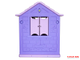 Игровой домик для детей &quot;Королевский&quot; (2 окна, 2 двери), пурпурный