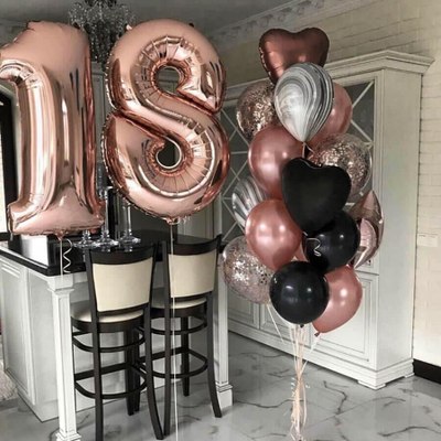 Фольгированные цифры