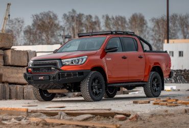 Бампер силовой передний BMS ALFA для Tayota Hilux Рево Эксклюзив 2018-2020