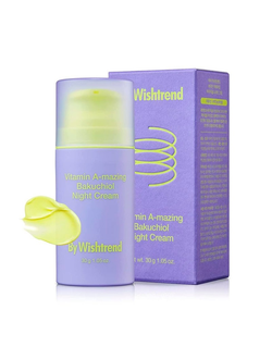 Ночной крем с ретинолом и бакучиолом By Wishtrend Vitamin A-mazing Bakuchiol Night Cream