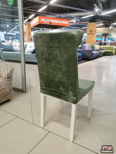 Чехол на стул "Велюр" Оливковый. Россия