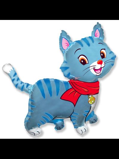 Любимый котенок, голубой