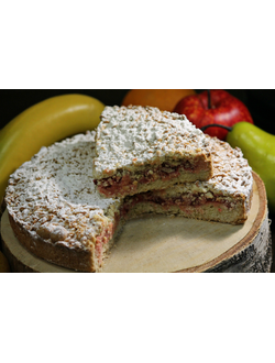 Мини песочный пирог с Брусникой и Яблоком (500 гр)