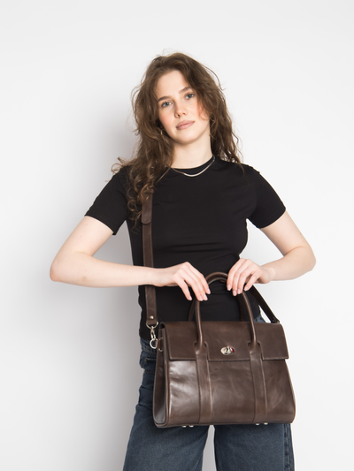 Деловая сумка Valenza Premium brown (арт. 5076-52)