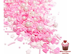 Посыпка микс Нежные чувства, 50г