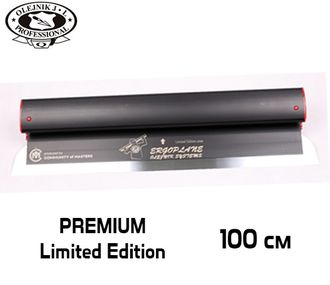 Шпатель Olejnik PREMIUM Limited Edition  алюминиевый (черный профиль) 1000мм, лезвие 0.5мм.