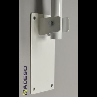 Откидной настенный поручень для унитаза окрашенный, белый