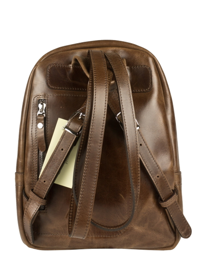 Женский кожаный рюкзак Anzolla cognac (арт. 3040-03)