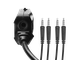 Игровые наушники с микрофоном Marvo HG9049, с подсветкой, звук 7,1, проводные, 2 метра, черные