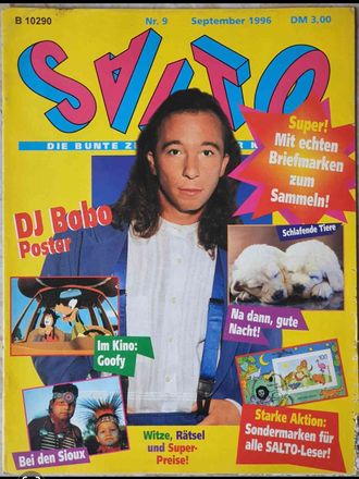 Salto Magazine September 1996 DJ Bobo Cover, Иностранные журналы, Немецкие журналы, Intpressshop