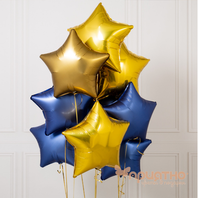 СЕТ ИЗ ВОЗДУШНЫХ ШАРИКОВ "ЛУНА И ЗВЁЗДЫ"