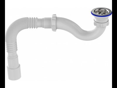 Сифон для душевого поддона, гибкая труба 40х40/50, V145-20-MR [56852]