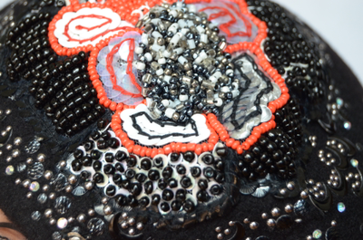 Модные украшения фетрового берета из Италии Vizio фото