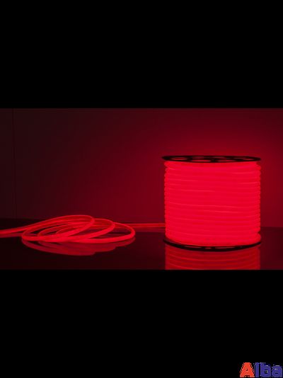 Неон круглый 220V Красный D16мм