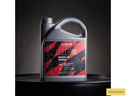 Моторное масло для мотоциклов RIDE BASIC 4T 10W40 SL LAVR MOTOLINE, 4 л / Ln7750
