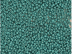 БИСЕР PRECIOSA 10/0 - 50г - 22018 НЕПРОЗРАЧНЫЙ БИРЮЗОВО-ЗЕЛЁНЫЙ С ПОКРЫТИЕМ PermaLux