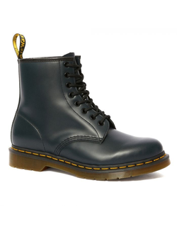 БОТИНКИ DR. MARTENS (ДОКТОР МАРТИНС) 1460 СИНИЕ НА ТОНКОЙ ПОДОШВЕ