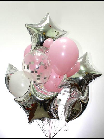 Шары для подруги сет "Зефирка"