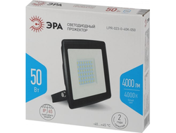Светодиодный уличный прожектор ЭРА LPR023040K050 50Вт 4000K 4000Лм 150х145х24