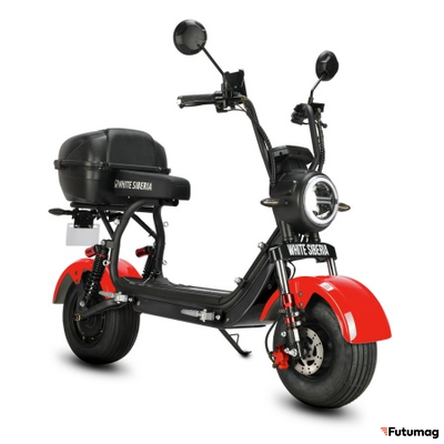 Электроскутер WHITE SIBERIA MINI R 3.0 RED 60V