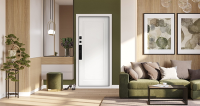 Стальная дверь   Сапсан (биометрический замок Smart lock Y12)