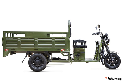 Грузовой электротрицикл Rutrike D4 NEXT PRO 1800 72V1500W зеленый