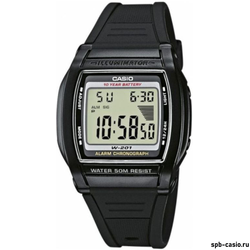 Часы Casio W-201-1A
