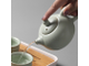 Заварочный чайник 180 мл. керамика &quot;Жу Яо&quot; бирюзовый