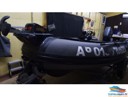 Тент на РИБ Навигатор 460R консоль и якорь