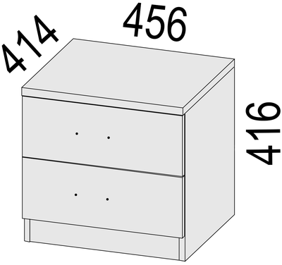 Тумба прикроватная Роксана
