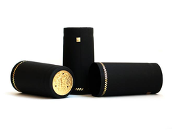 Термоколпачок черный матовый (для Виски 1 л), 65 мм