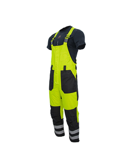 Зимний мультизащитный полукомбинезон Brodeks MW48-83В, желтый/черный