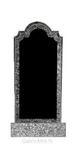 Комплект серый со вставкой "Эконом А" 80см (включая портрет, ФИО, эпитафию)
