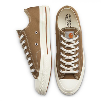 Кеды Converse X Carhartt Wip Chuck 70 Low Top коричневые фото