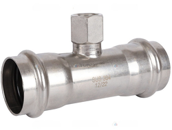 Тройник-переходник ROMMER ВПр-ВР, 42х1/2 ,из нержавеющей стали прессовой