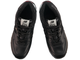 New Balance 574 All Black Leather с мехом