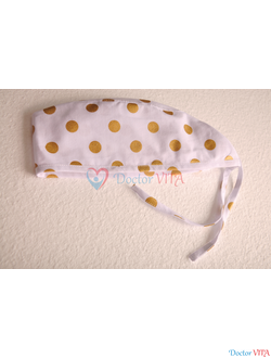 Медицинская шапочка "Золотые блестки"