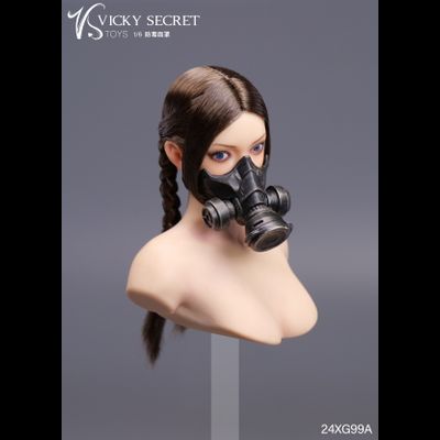 Женский респиратор (газовая маска) - 1/6 Gas Mask (24XG99A) - VSTOYS