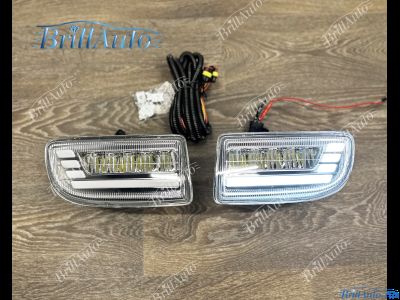 Противотуманки Toyota Land Cruiser 100 бегающие LED светлые