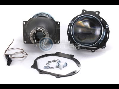 Комплект Hella R Old H7/D2 с рамками для замены штатных ксеноновых / галогенных линз автомобиля Mitsubishi Pajero 4 (2006 - 2014)