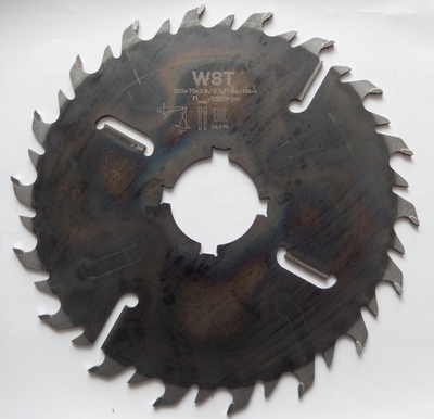 Пилы дисковые 400*75*18z+18+4(2.8/4.2) WST для многопила Акула, Триумф, от