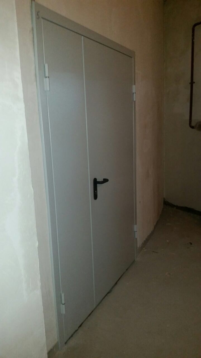 Дверь противопожарная  ДПМ-02/60 (EI 60) полуторная, размером 2070*1270