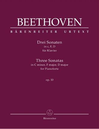 Beethoven. Сонаты №5,6,7 op.10 für Klavier