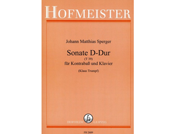 Sperger Sonate D-dur fur Kontrabass und Klavier