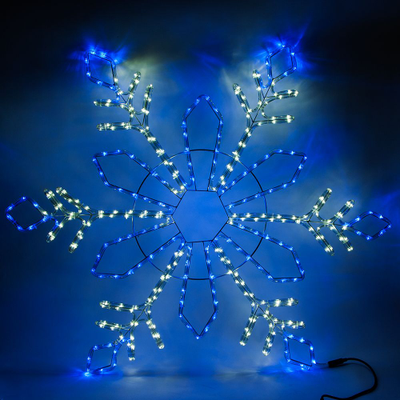 Световая фигура "Снежинка"  120*120 см купить в Казани.