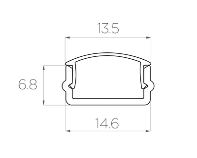Алюминиевый профиль 4L-1606-S ANOD