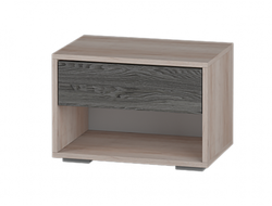 Спальня ВЕРСАЛЬ-1 - Тумба прикроватная ТП-3 Дуб сакраменте/Ясень анкор
