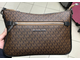 Сумка MICHAEL Michael KORS шоколадная с черным